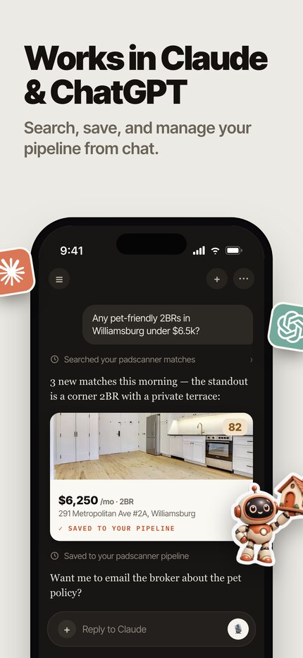 padscanner panel — Works in Claude & ChatGPT